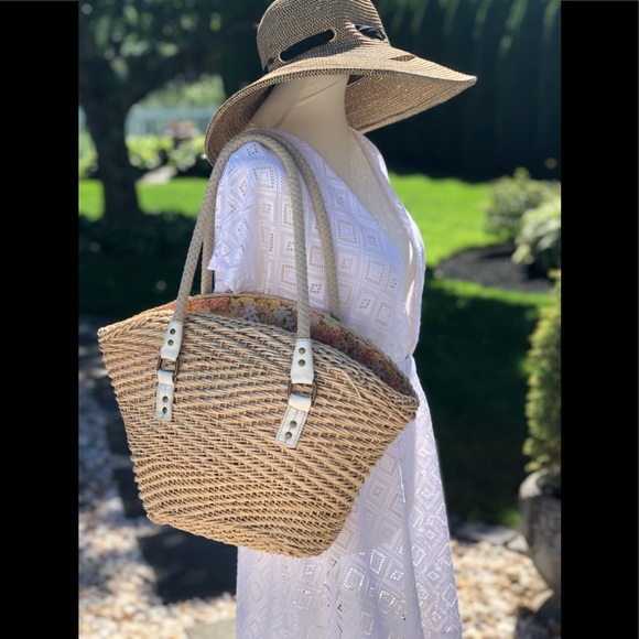Handbags - Straw handbag/tote